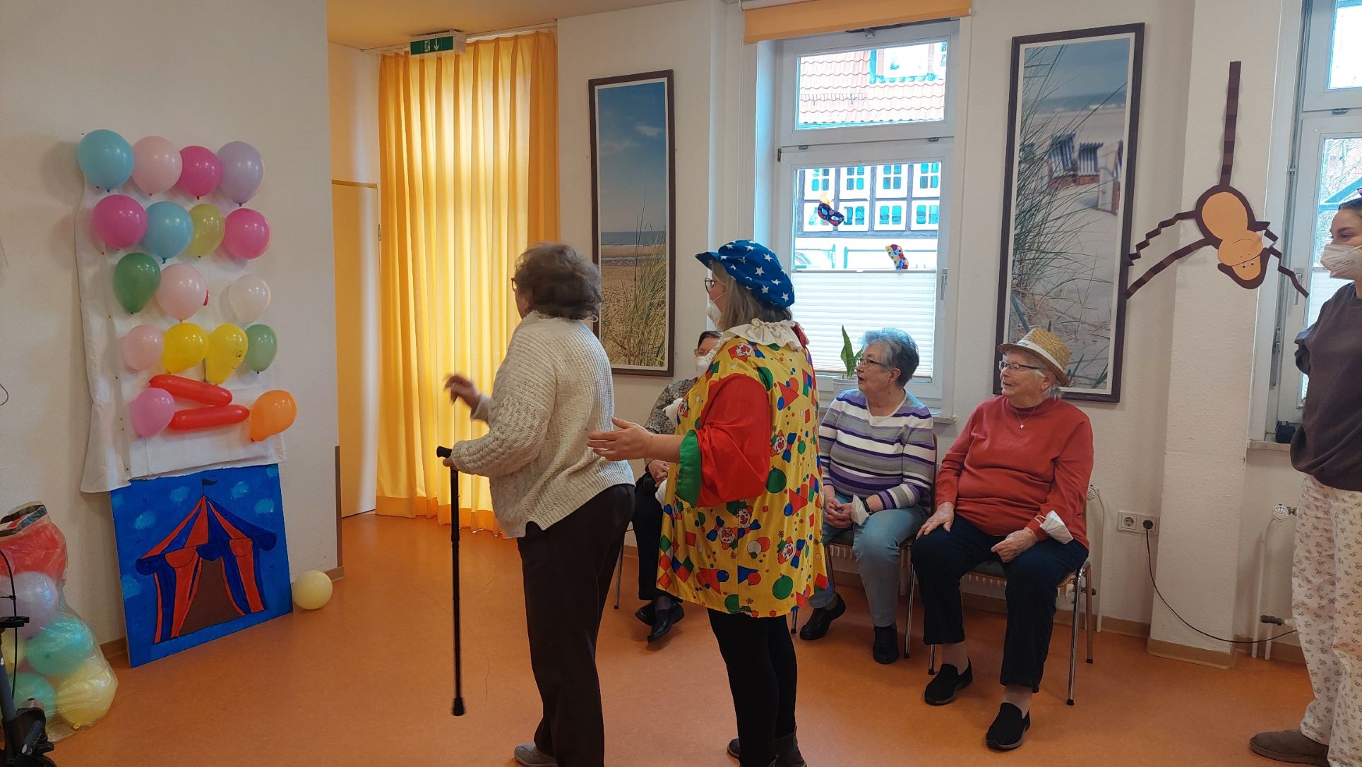 Weiberfastnacht in der Tagespflege Duderstadt | Foto: Caritas Südniedersachsen